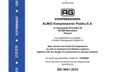 Certyfikat ISO 9001 ENG